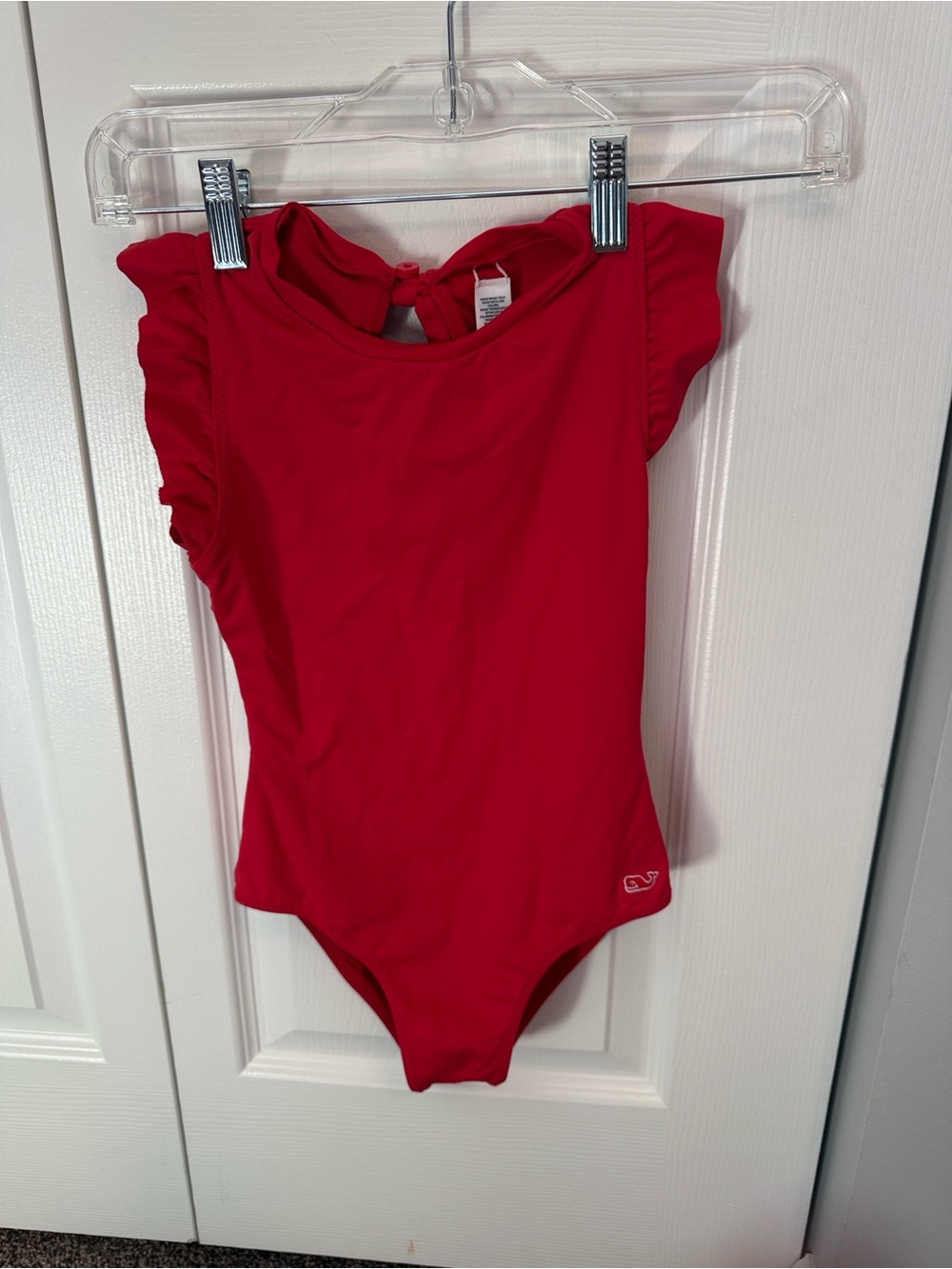 Girls Red One-Piece Swimsuit